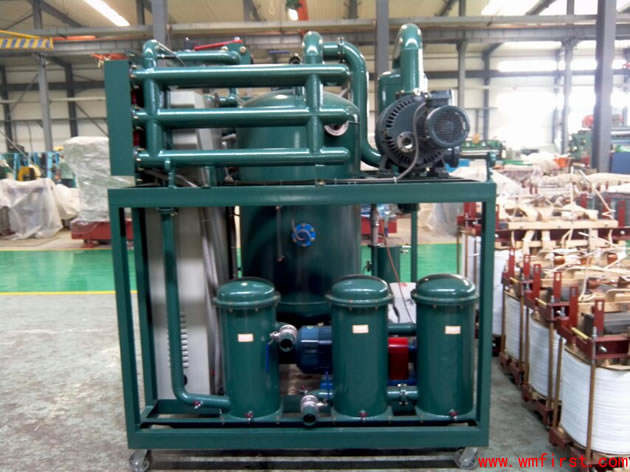 ZLA-150變壓器油雙級真空濾油機(jī)側(cè)面圖